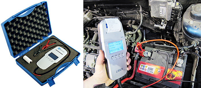 Car Battery Analyser with built-in Printer