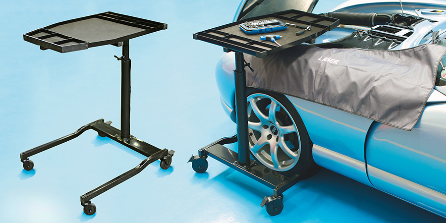 Safety and convenience with this technician’s under bonnet service table from Laser Tools 