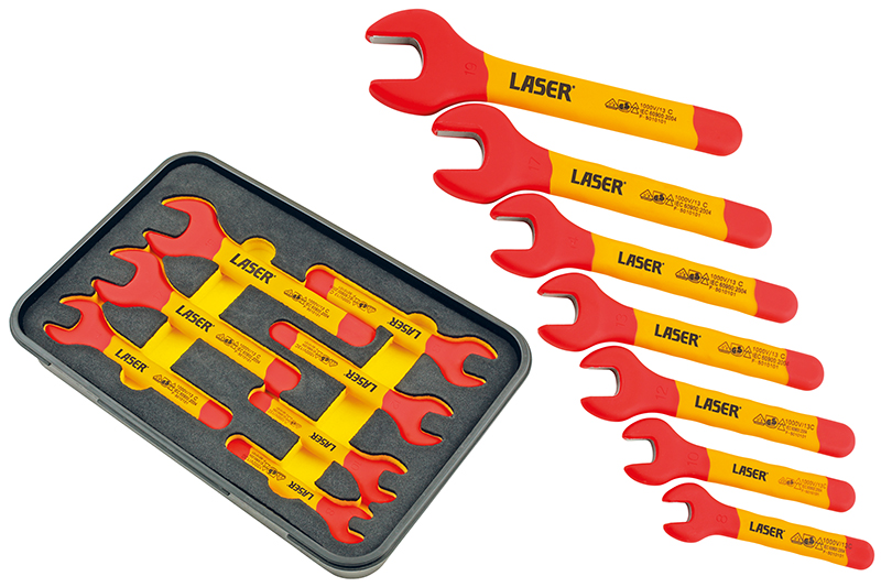 Safety and Quality with this new insulated wrench set from Laser Tools 