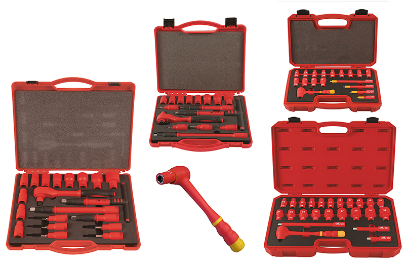 GS and VDE certificated insulated socket sets