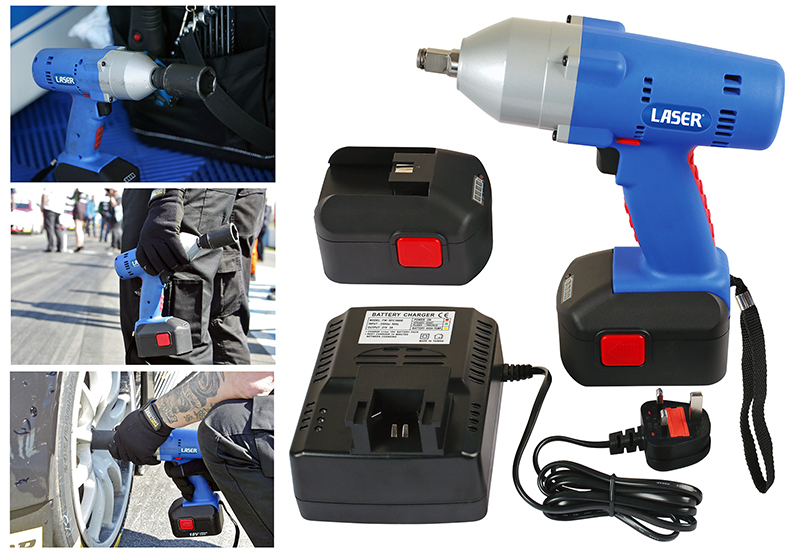 Super powerful cordless impact gun from Laser Tools