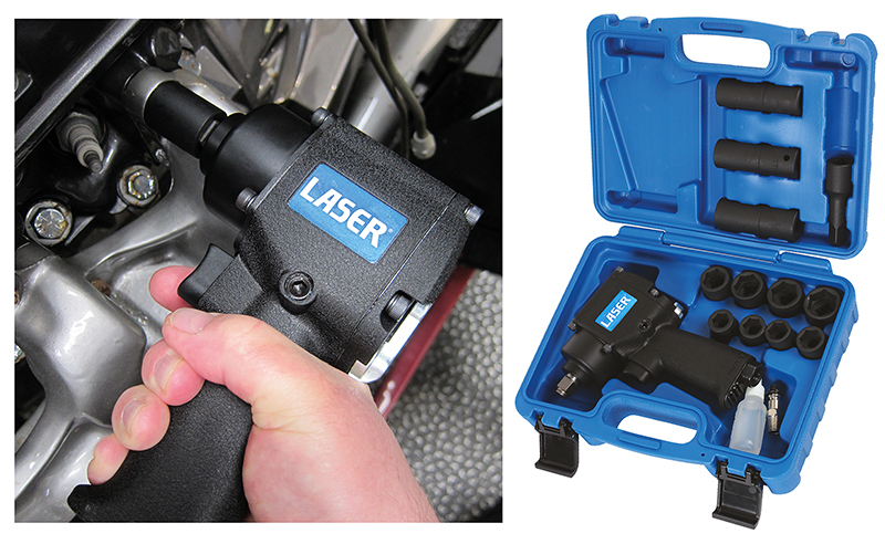 Mini Air Impact Wrench Set from Laser Tools