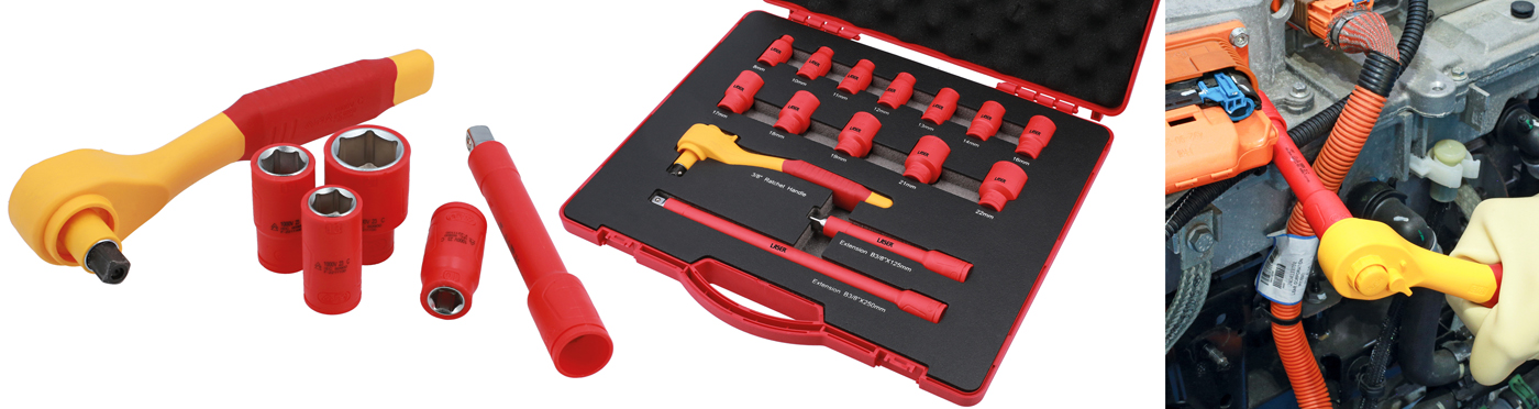 Safety First — insulated socket set from Laser Tools is VDE certified