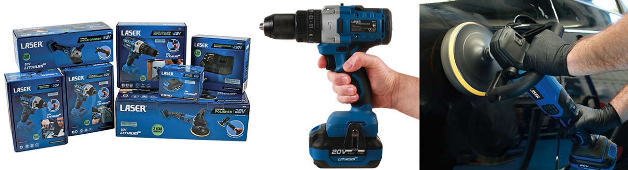 Exciting new professional workshop cordless power tool range