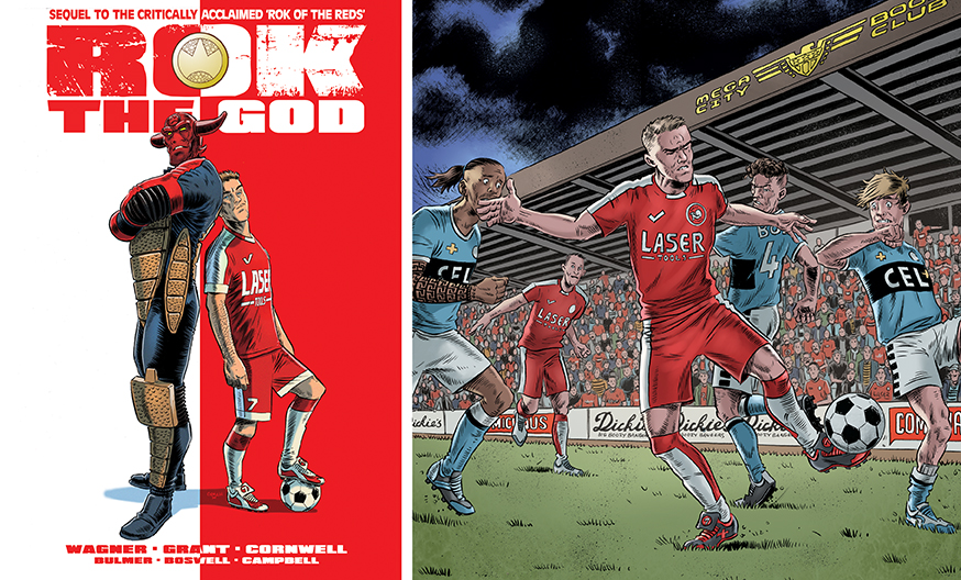 Laser Tools to sponsor football team — in a comic book!