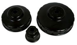 Three new dedicated oil filter wrenches from Laser