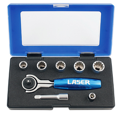 Neat 1/4" drive Alldrive socket set from Laser Tools