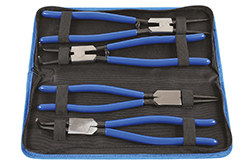 For safety and security when using large circlips, use this new circlip pliers set