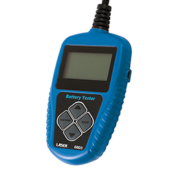Quick and convenient car battery tester can print results to PC or separate thermal printer