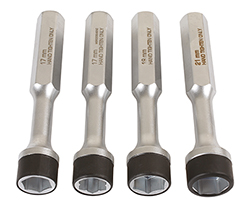 Speed up wheel fitting and avoid wheel nut cross threading with this wheel nut locating wrench set