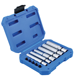 When access is difficult, reach for this new compact, swivel-headed spark plug and glow plug socket set
