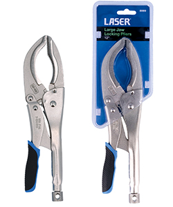 New large-jaw, self-grip locking pliers from Laser Tools