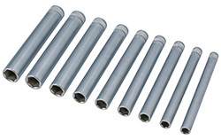 Superior access to hard-to-reach fasteners with this extra-long socket set from Laser Tools