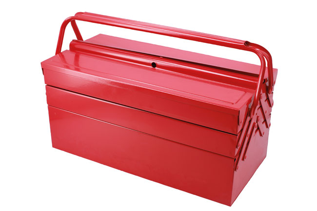 5 tray metal tool box