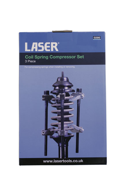 Laser Tools 0290 Coil Spring Compressor - Heavy Duty 3pc