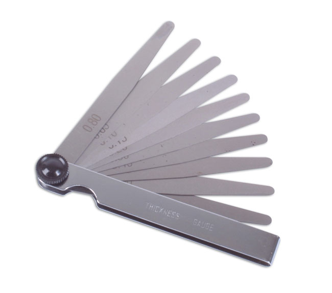 Laser Tools 0869 Metric Feeler Gauge - 10 Blades