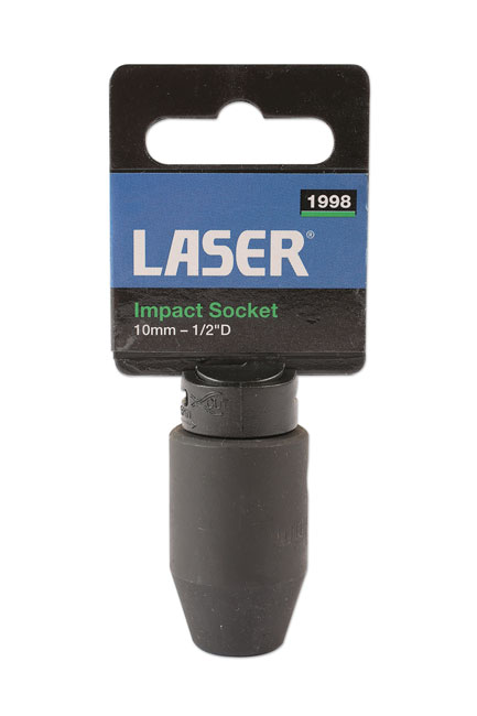 Laser Tools 1998 Impact Socket 1/2"D 10mm