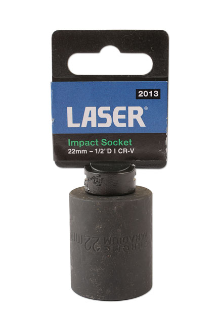 Laser Tools 2013 Impact Socket 1/2"D 22mm