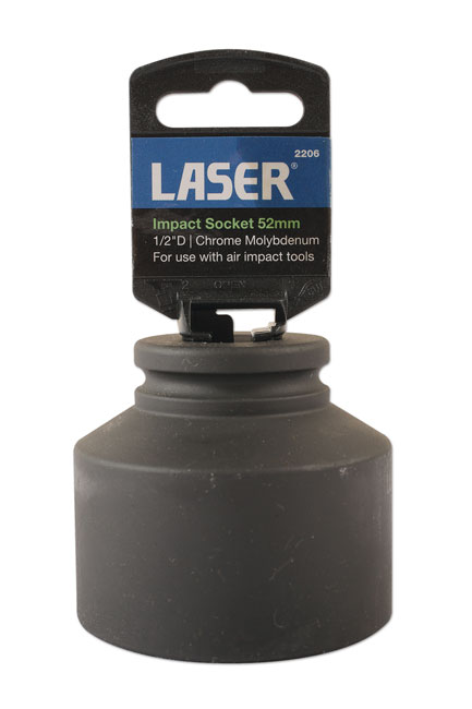 Laser Tools 2206 Hub Nut Socket 1/2"D 52mm