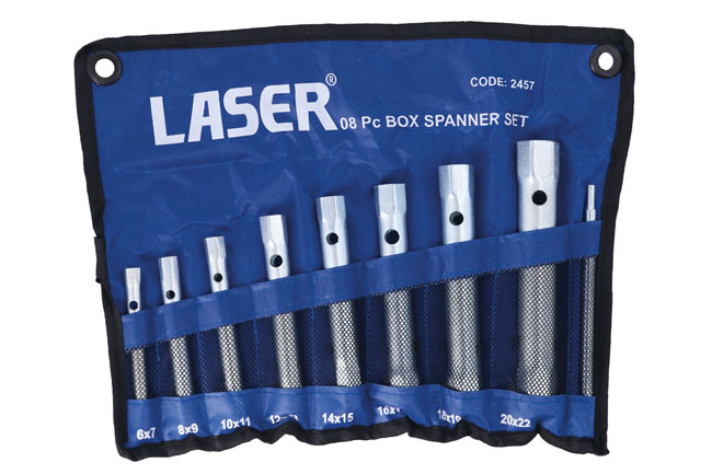 Laser Tools 2457 Box Spanner Set 8pc