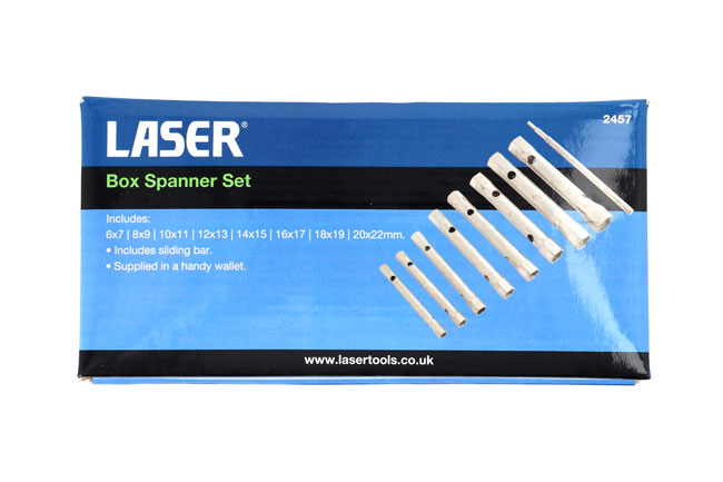 Laser Tools 2457 Box Spanner Set 8pc
