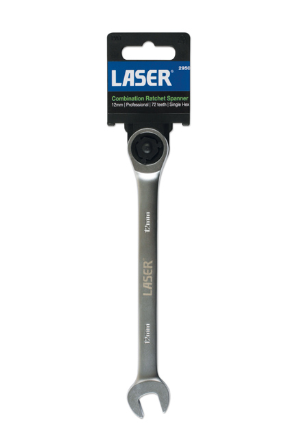Laser Tools 2950 Ratchet Combination Spanner 12mm
