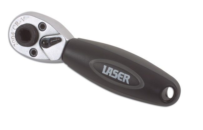 Laser Tools 3723 Stubby Ratchet & Bit Driver 1/4"D