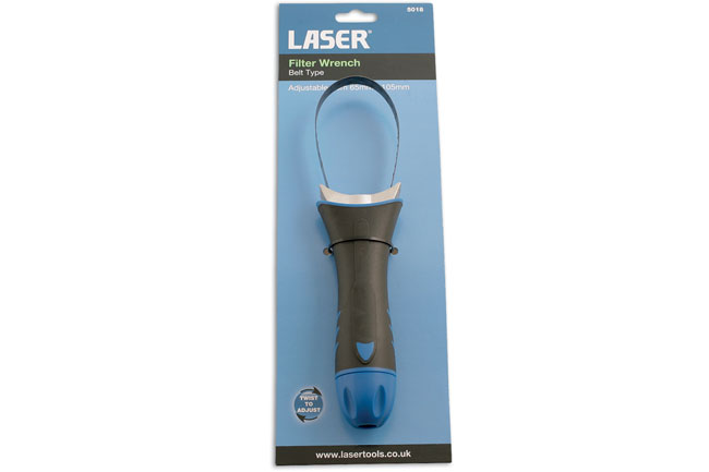 Laser Tools 5018 Belt Type Oil Filter Wrench 65 - 105mm