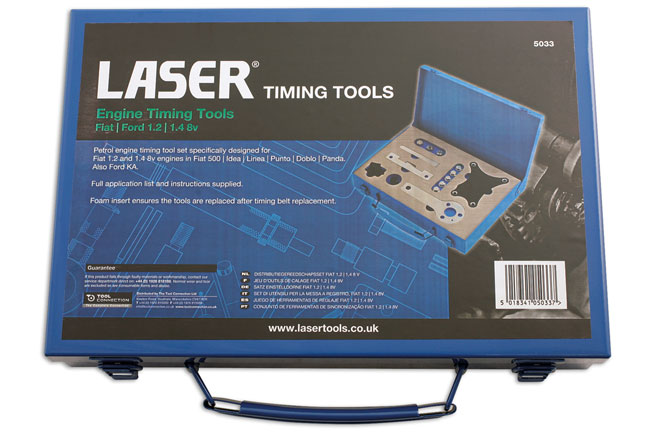 Laser Tools 5033 Timing Tool Set - for Fiat 1.2, 1.4 8v