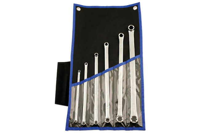 Laser Tools 5580 Extra Long Star Ring Spanner Set 6pc
