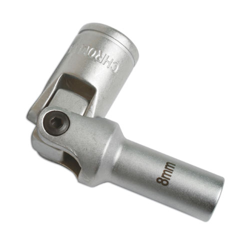 Laser Tools 5854 Universal Joint Glow Plug Socket 3/8"D 8mm