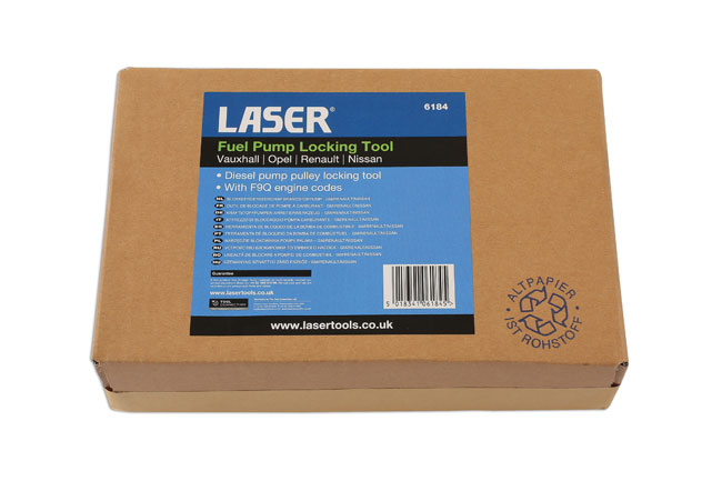 Laser Tools 6184 Fuel Pump Locking Tool - for GM, Renault, Nissan
