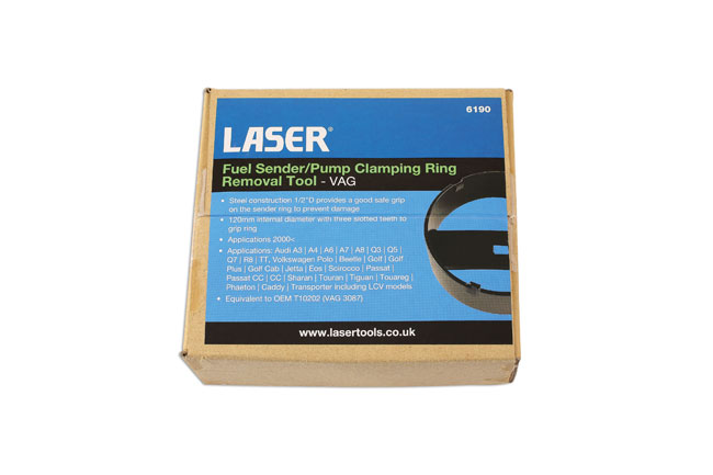 Laser Tools 6190 Fuel Sender/Pump Clamping Ring Removal Tool 1/2"D - for VAG
