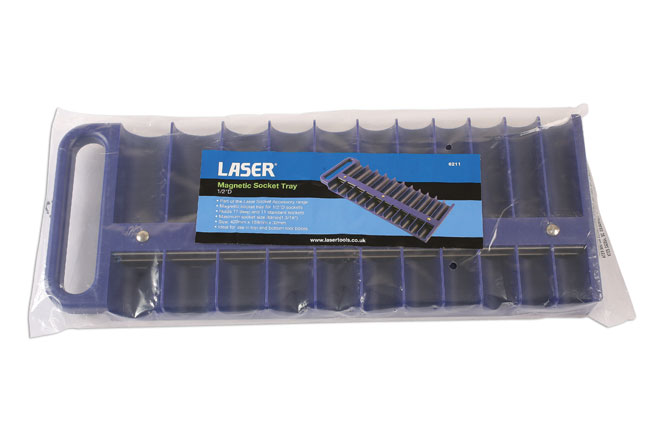 Laser Tools 6211 Magnetic Socket Tray - 1/2"D