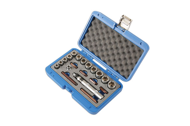 Laser Tools 6219 Damaged Nut and Screw Remover Set 3/8"D 20pc
