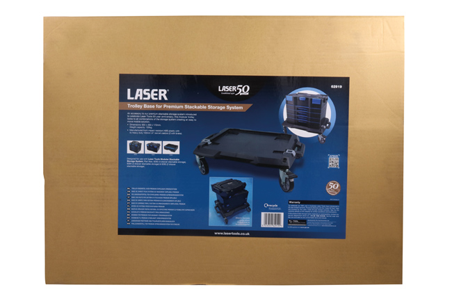 Laser Tools 62919 Trolley Base for Premium Stackable Storage System