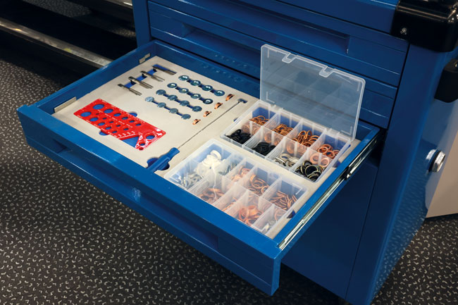 62984 Sump Plug Washers & Thread Repair Kits in Foam Inlay - for 9127