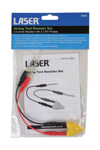 Laser Tools 6323 Air Bag Test Resistor Set