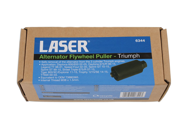 Laser Tools 6344 Alternator Flywheel Puller - for Triumph