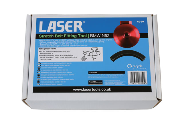 Laser Tools 6350 Stretchy Belt Fitting Tool - for BMW N52