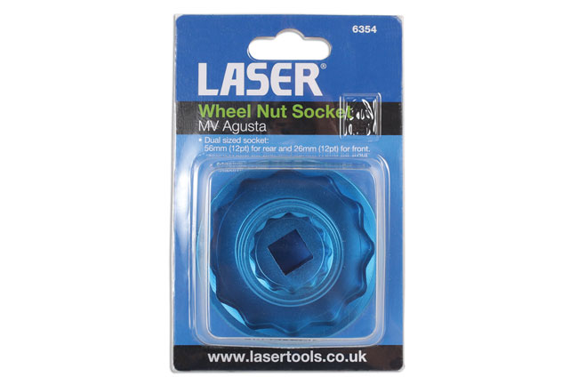 Laser Tools 6354 Wheel Nut Socket - for MV Agusta