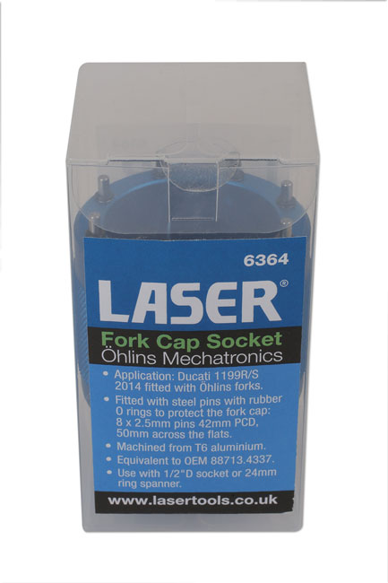 Laser Tools 6364 Fork Cap Socket - Öhlins Mechatronics
