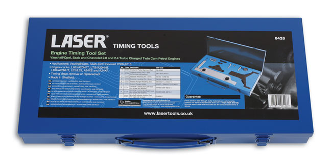 Laser Tools 6426 Engine Timing Tool Kit - for Vauxhall/Opel