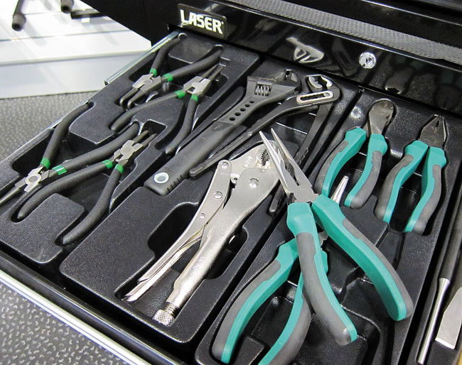 Laser Tools 6599 Water Pump Pliers & Wrench Set 3pc