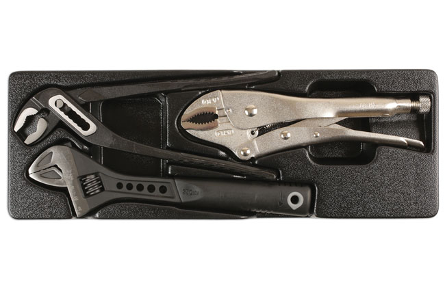Laser Tools 6599 Water Pump Pliers & Wrench Set 3pc