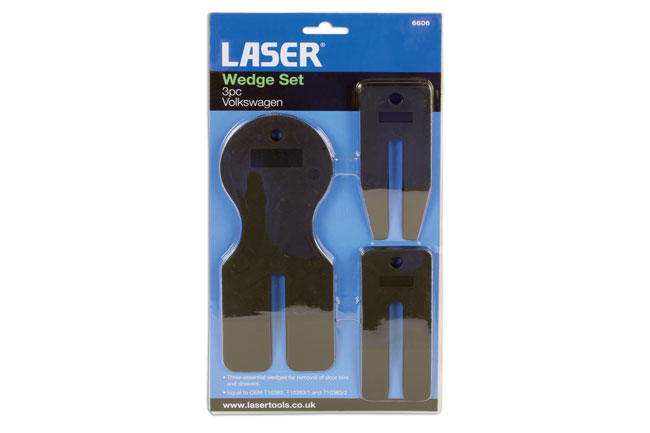 Laser Tools 6606 Wedge Set 3pc - for VW