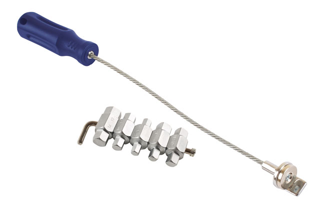 Laser Tools 6652 Magnetic Sump Plug Key Set