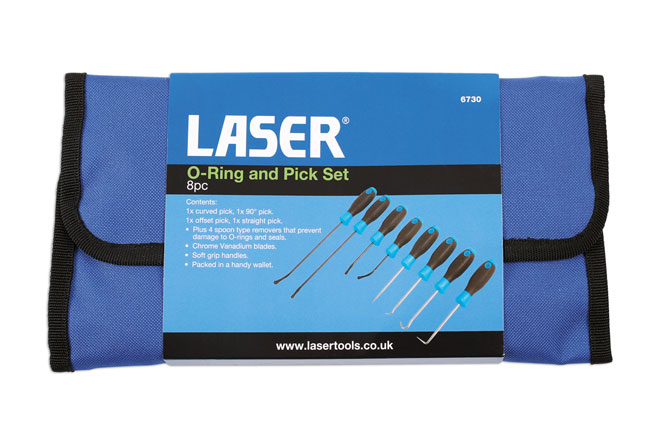 Laser Tools 6730 O-Ring & Pick Set 8pc