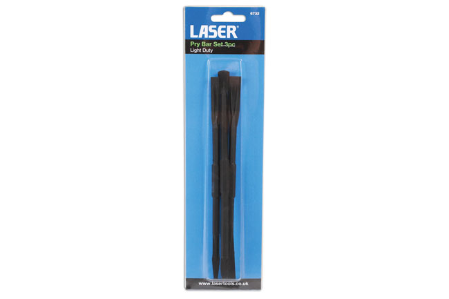 Laser Tools 6732 Pry Bar Set - Light Duty 3pc