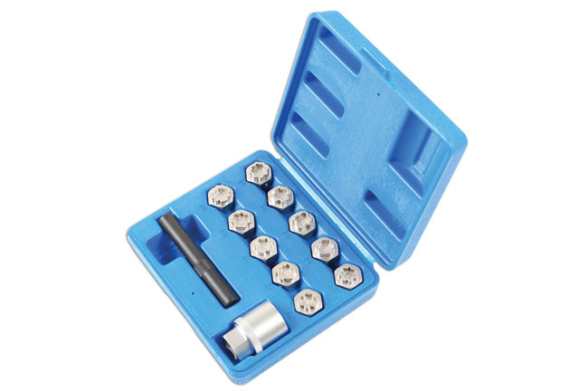 Laser Tools 6742 Locking Wheel Nut Key Set 12pc - for Mercedes-Benz